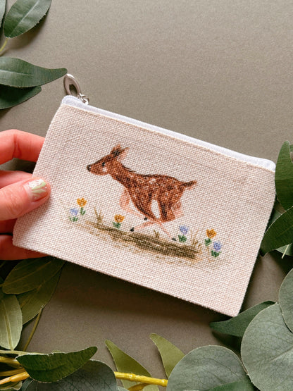 Spring Deer Zip Case