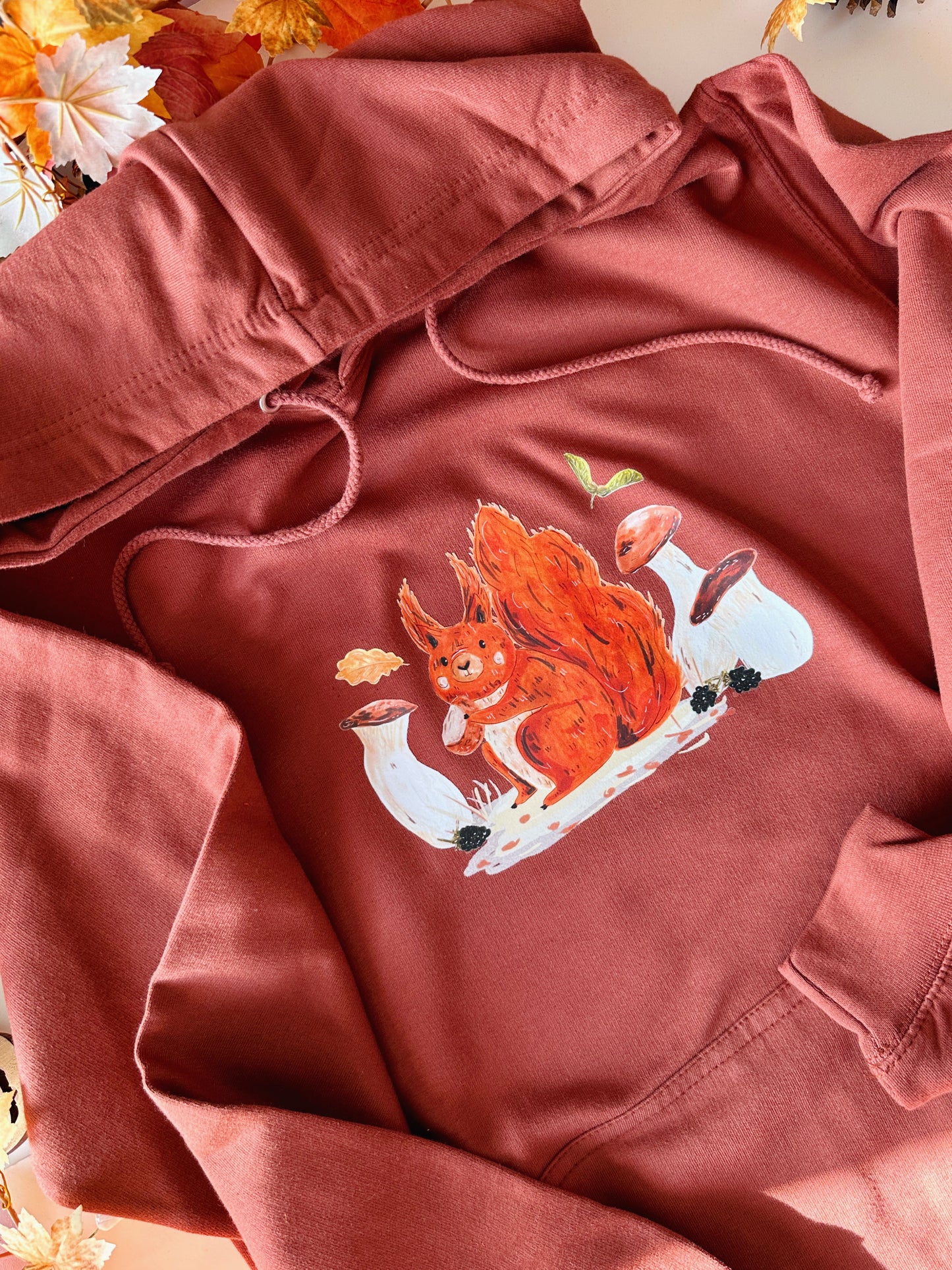 Red Squirrel Hoodie