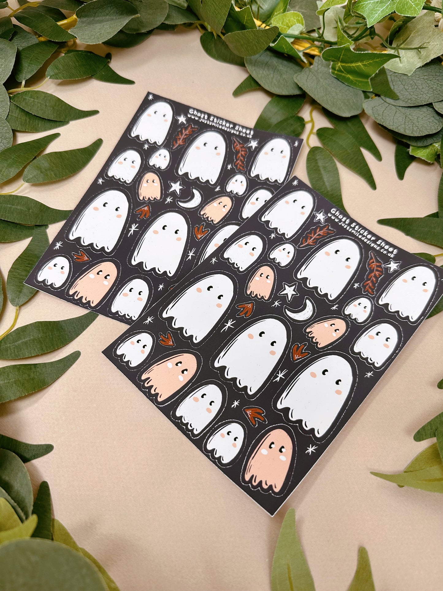 Spooky Ghost Sticker Sheet