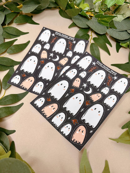 Spooky Ghost Sticker Sheet