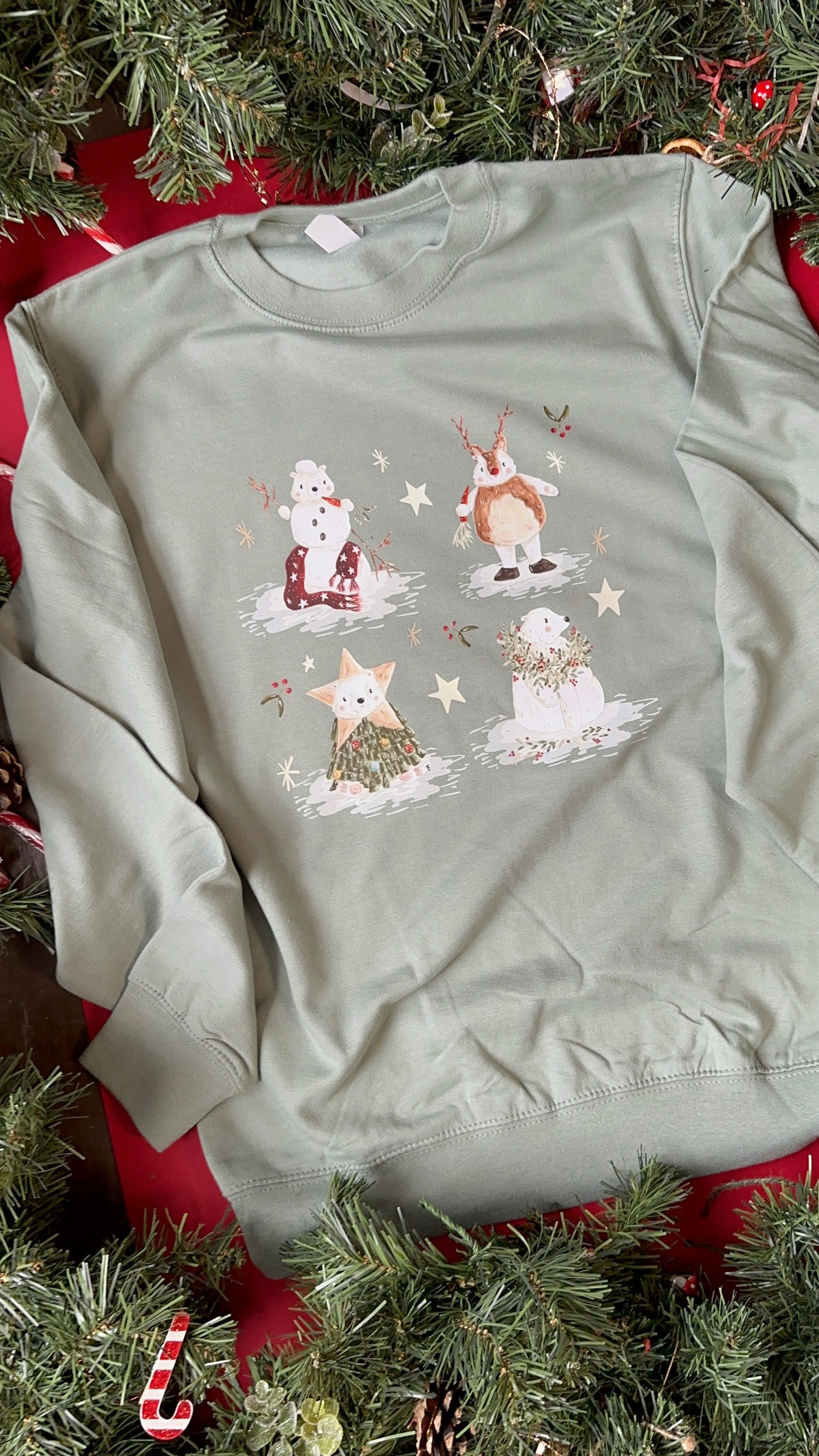 Polar Bear Christmas Sweatshirt - ADULT