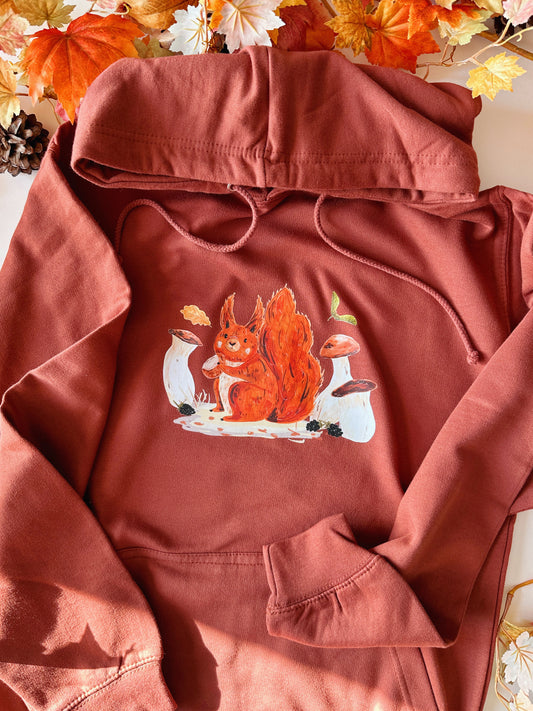 Red Squirrel Hoodie