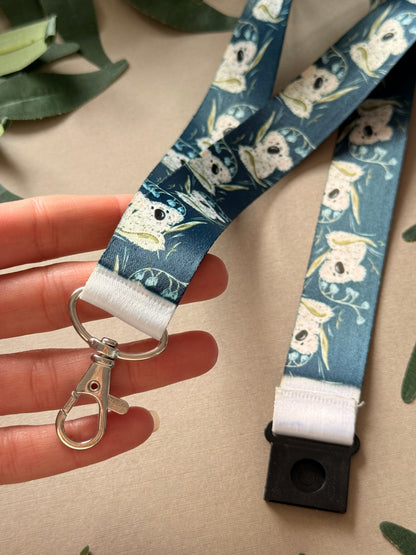 Bluebell Koala Lanyard