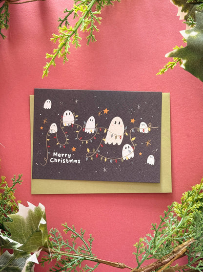 Ghost Lights Christmas Card