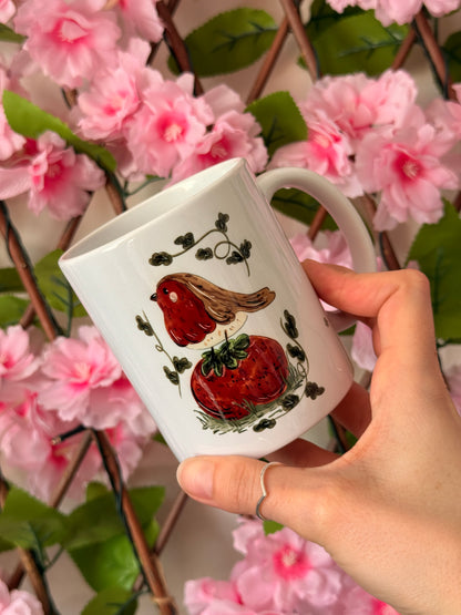 Tomato Robin Ceramic Mug