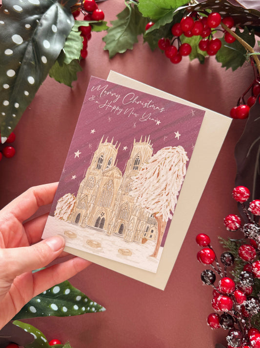 Aurora York Minster Christmas Card