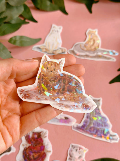 Cat Era Sticker - Holographic