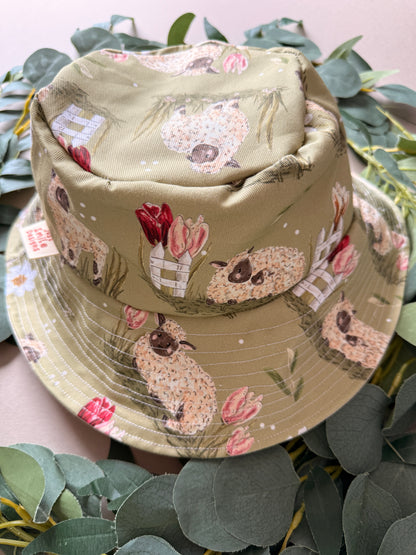Lamb Bucket Hat - Adult & Child Sizing
