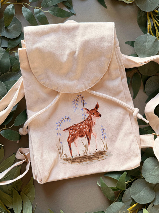 Deer Rucksack- Organic Cotton