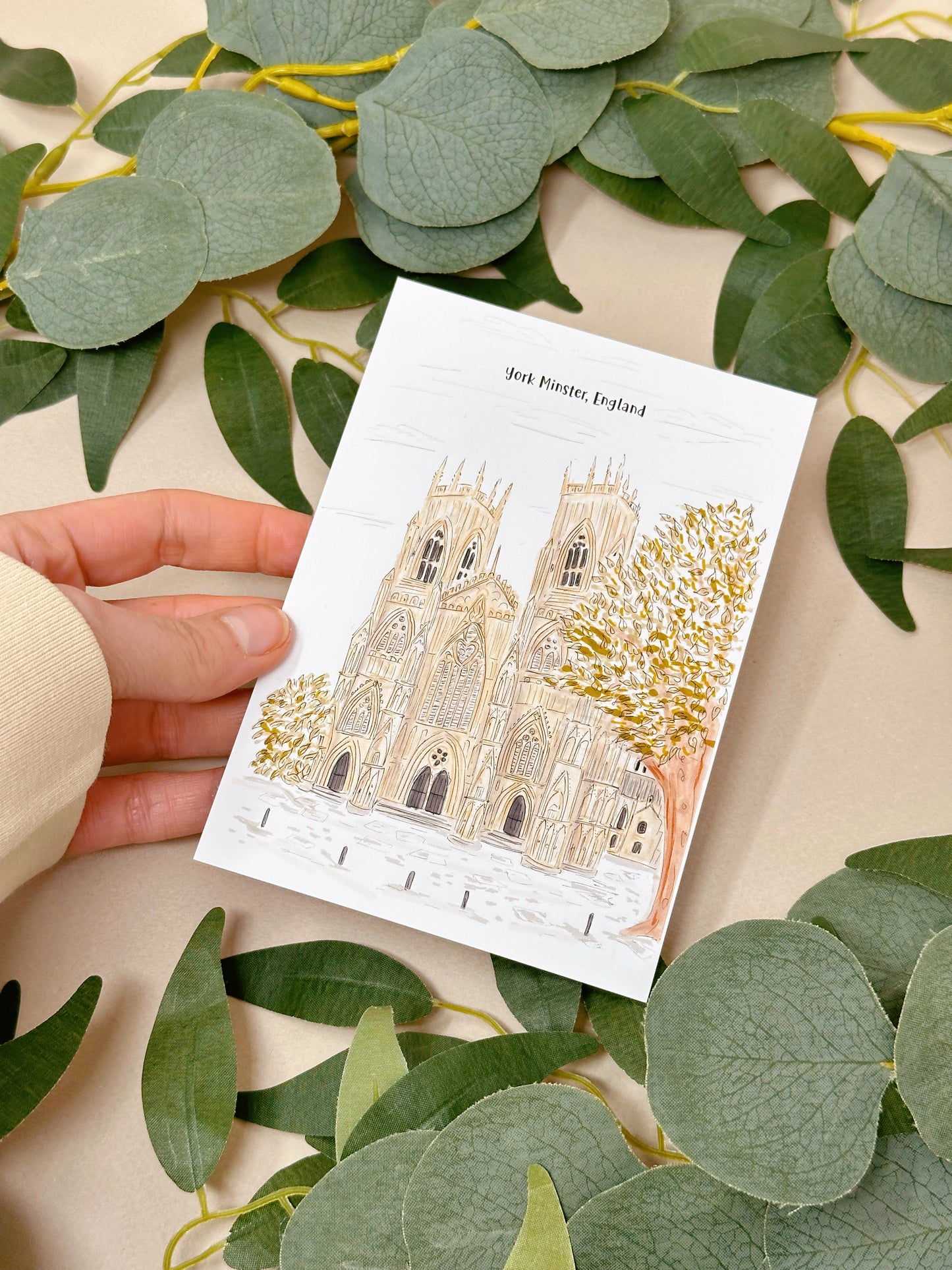 York Minster Postcard