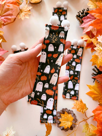 Pumpkin Ghost Bookmark