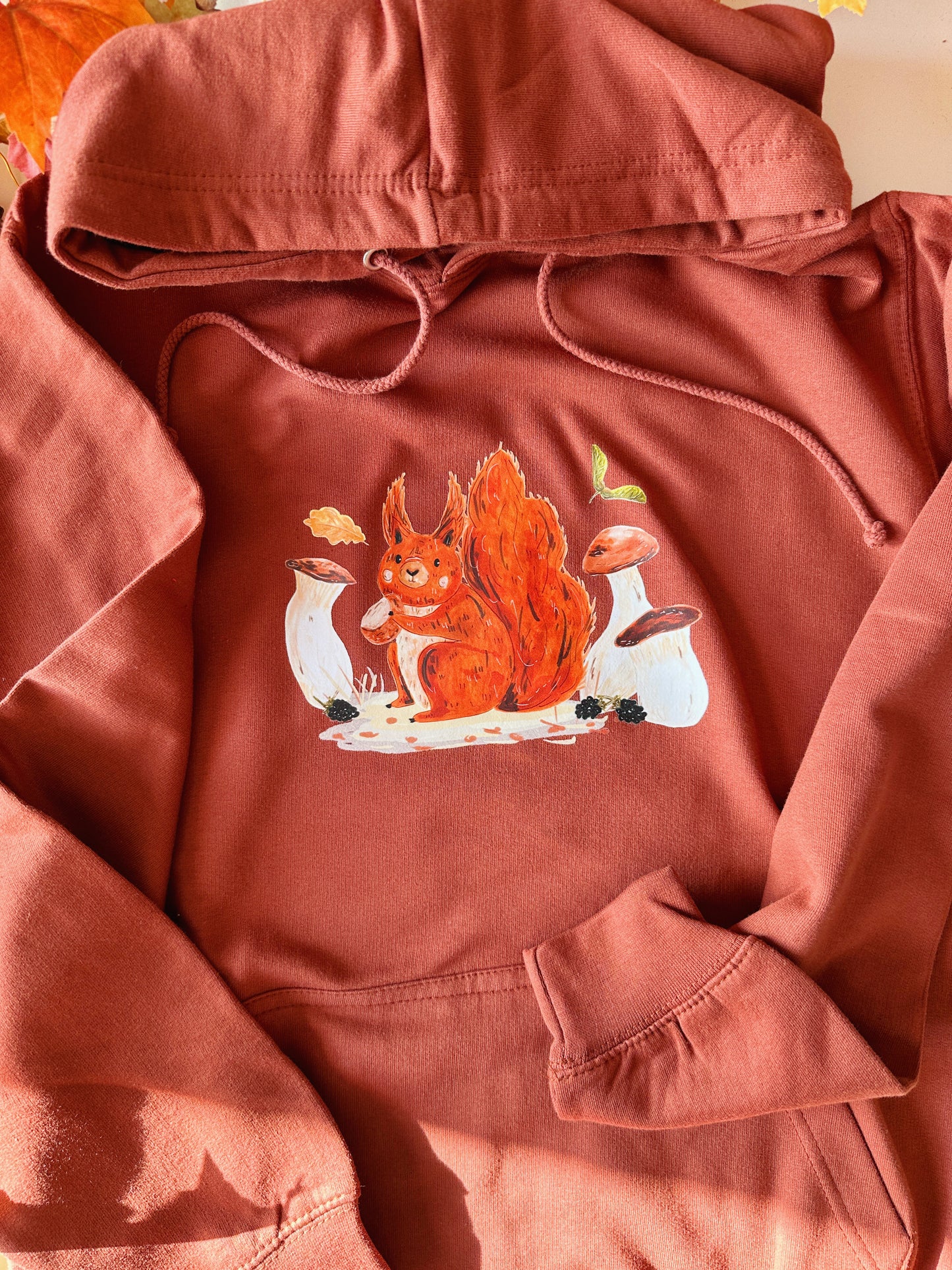 Red Squirrel Hoodie