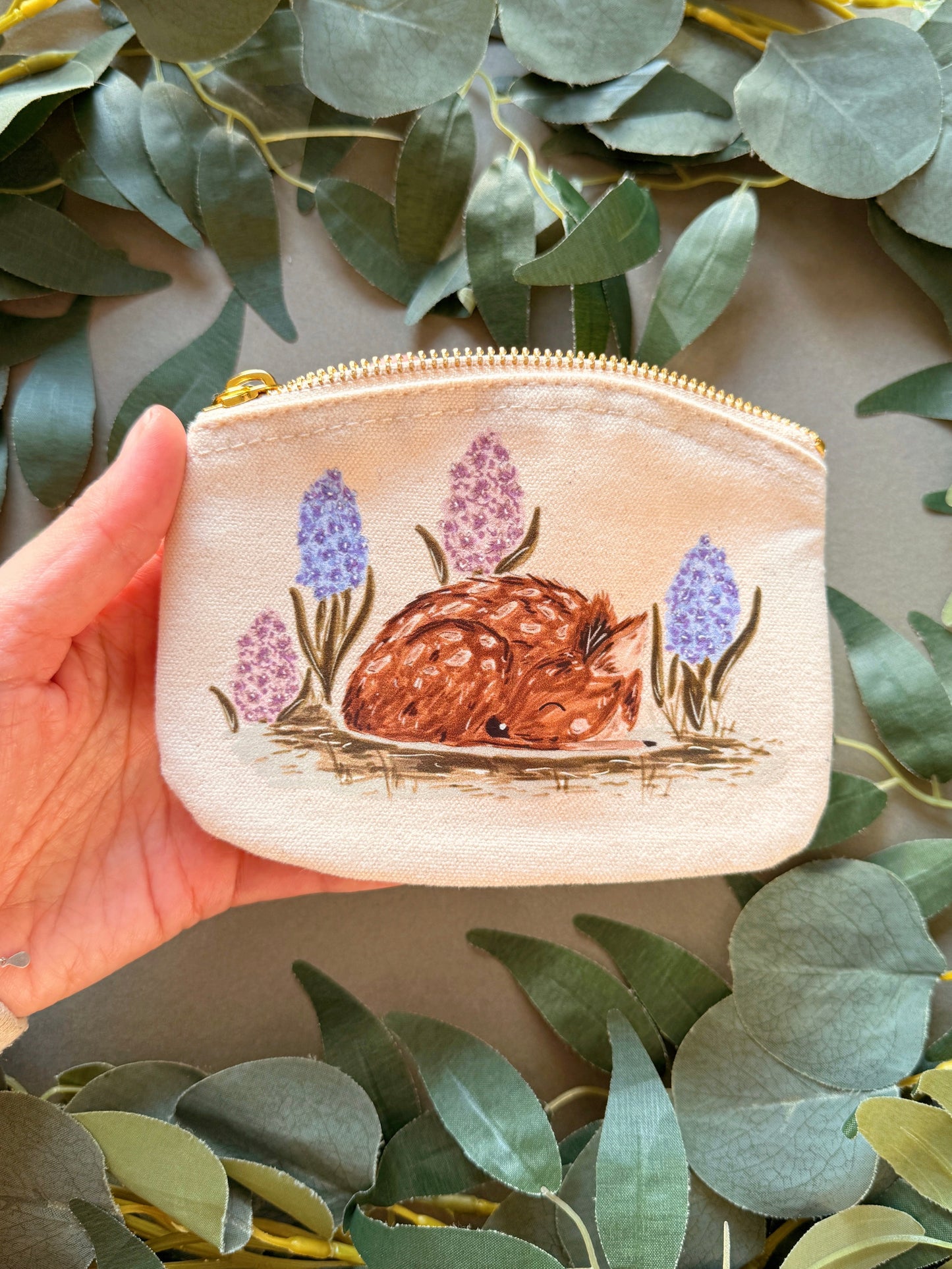 Tulip Deer Purse