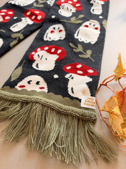 Mushroom Ghost Scarf