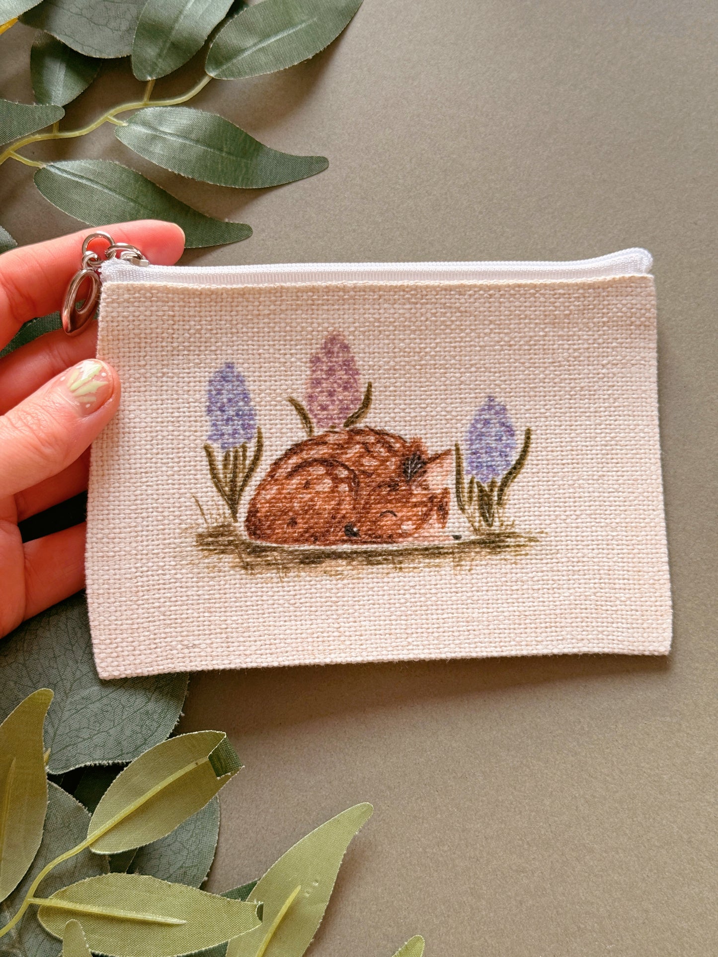 Spring Deer Zip Case