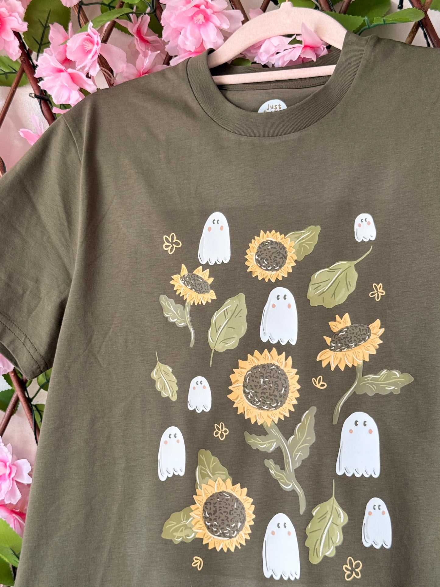 Sunflower Ghost T-Shirt - Organic Cotton
