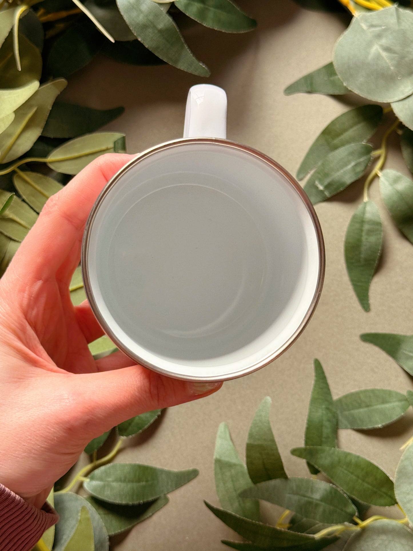 Spring Deer Enamel Mug