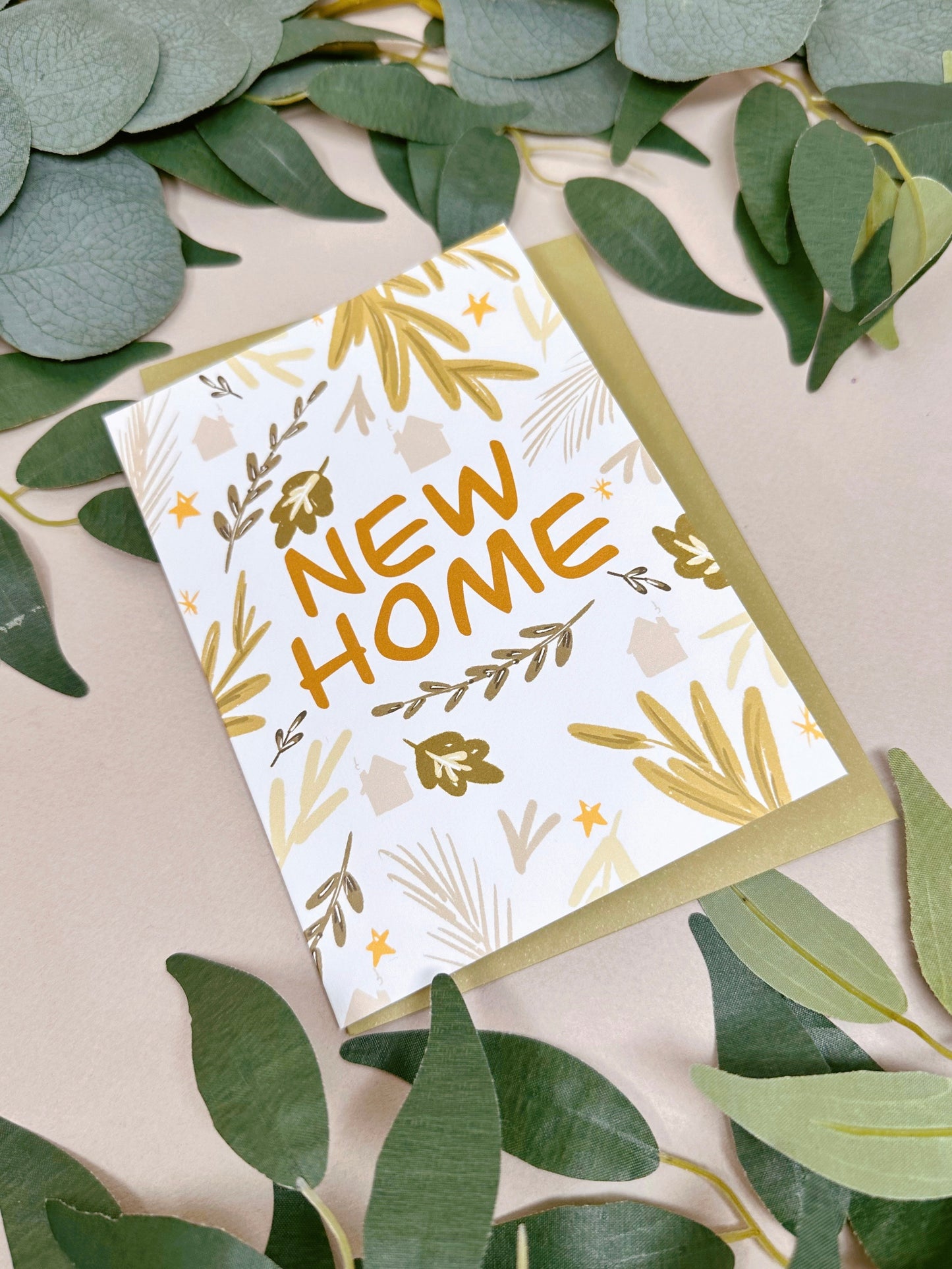 Botanical New Home Card