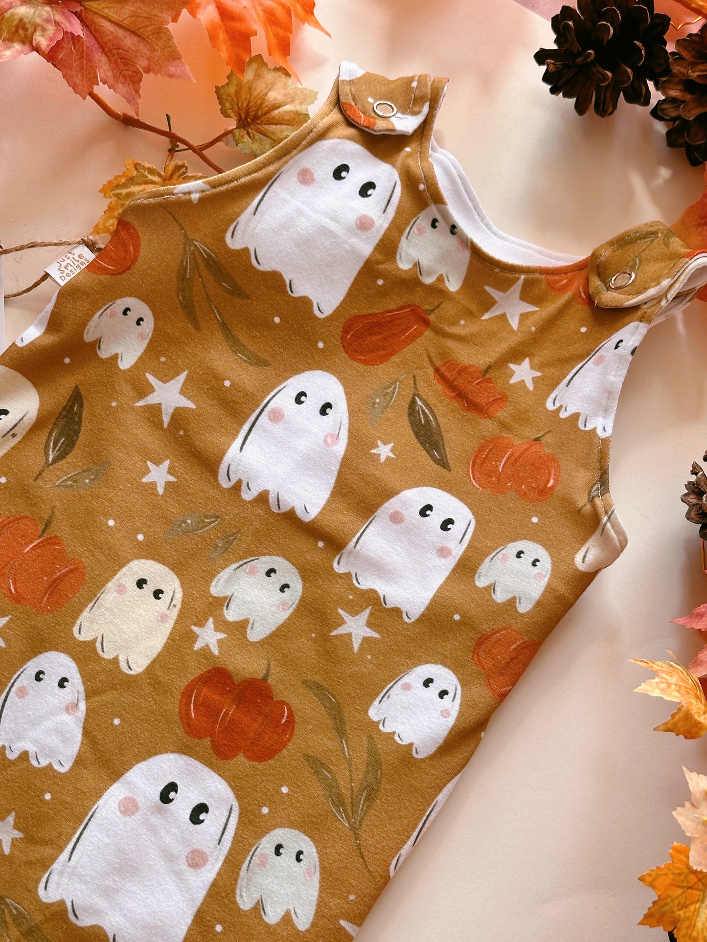 Pumpkin Ghost Romper