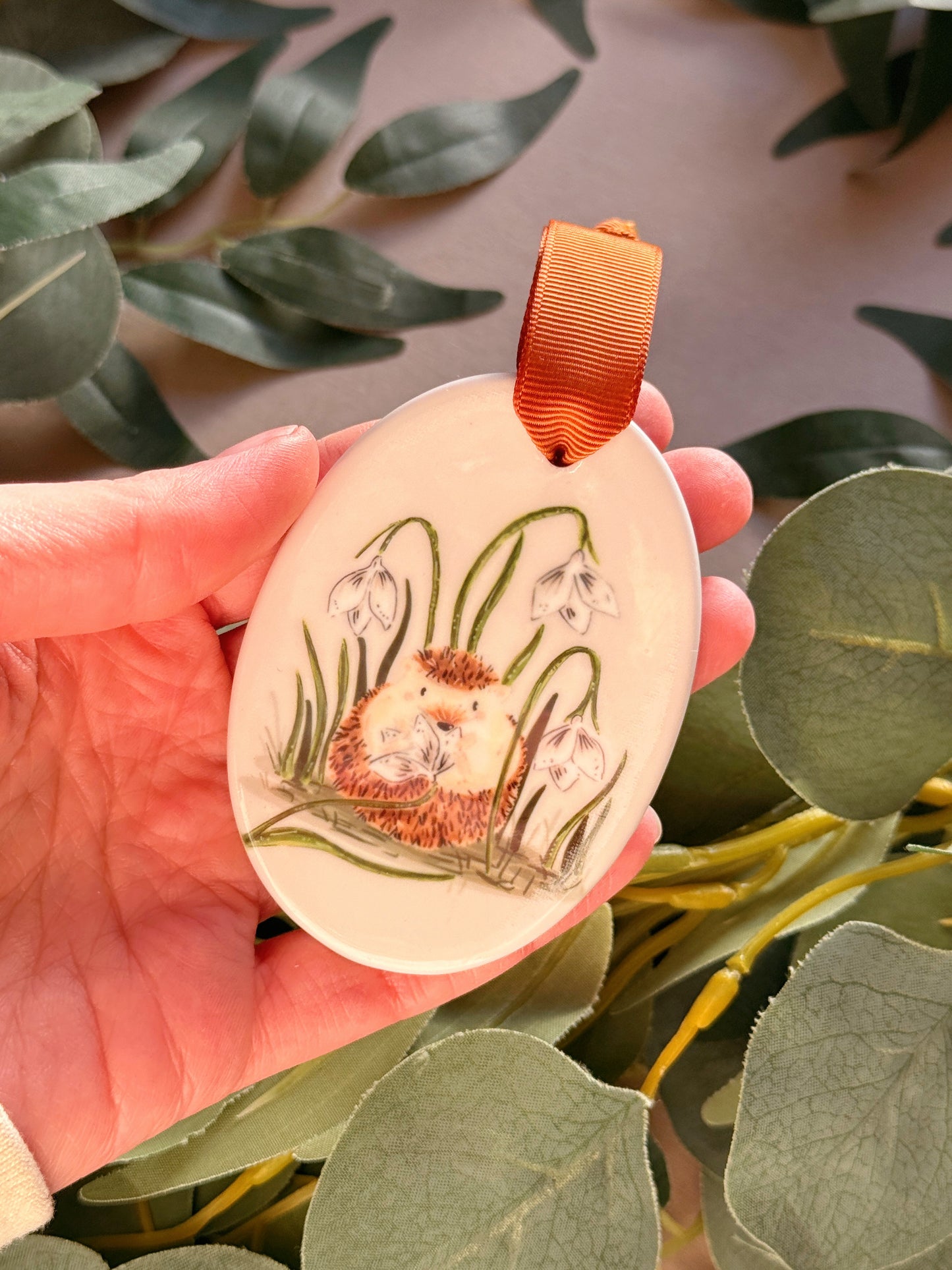 Snowdrop Hedgehog Easter Dec