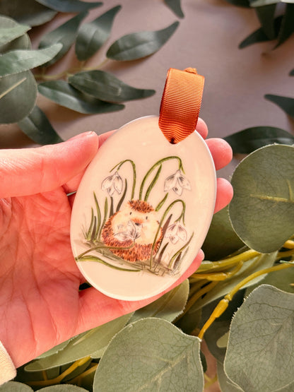 Snowdrop Hedgehog Easter Dec