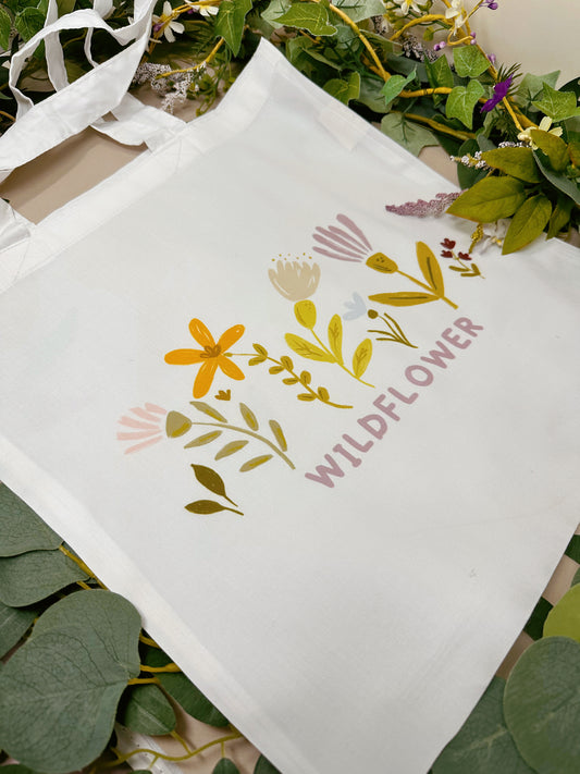 Wild Flower Tote Bag