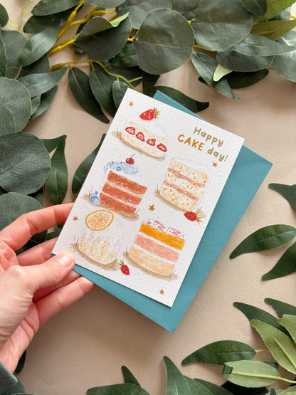 Cakes Birthday Card
