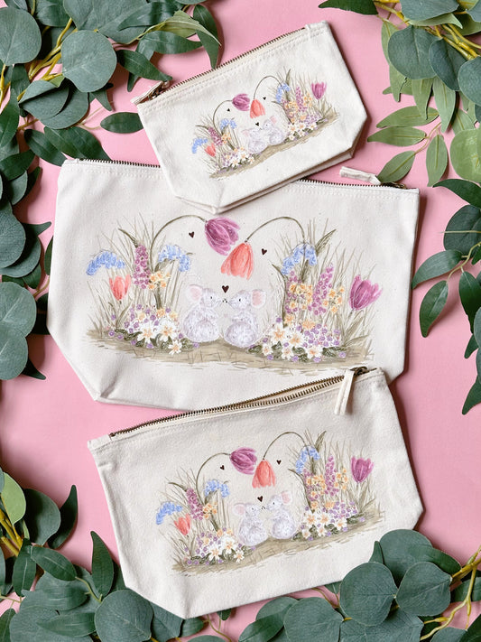 Tulip Mouse Zip Bag