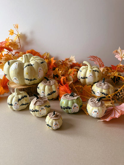 Ghost Bats Pumpkins