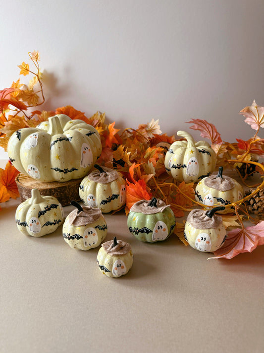 Ghost Bats Pumpkins