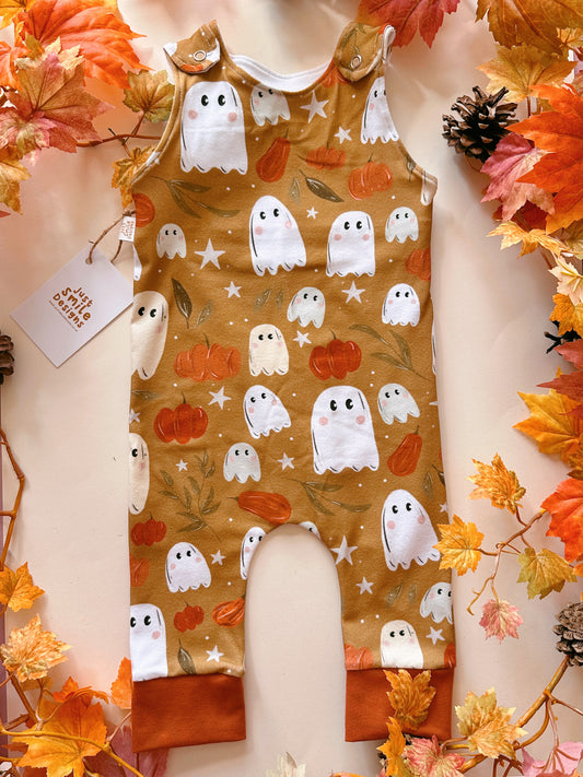 Pumpkin Ghost Romper