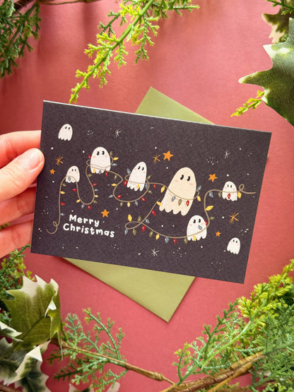 Ghost Lights Christmas Card