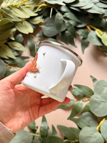 Warrior Wolves Enamel Mug