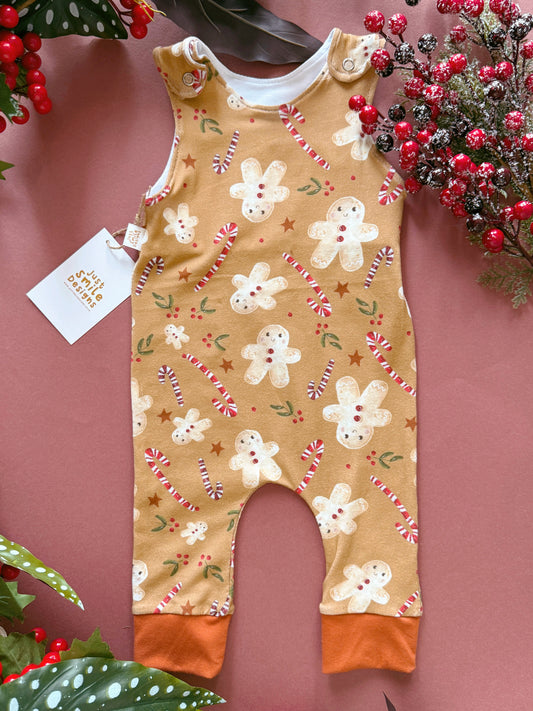 Gingerbread People Romper