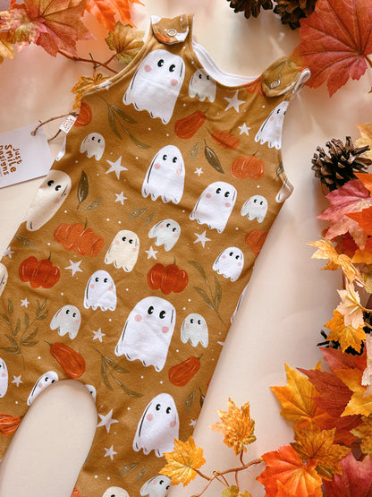 Pumpkin Ghost Romper