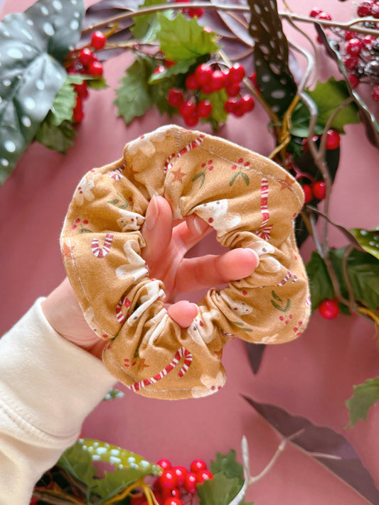 Gingerbread People Scrunchy