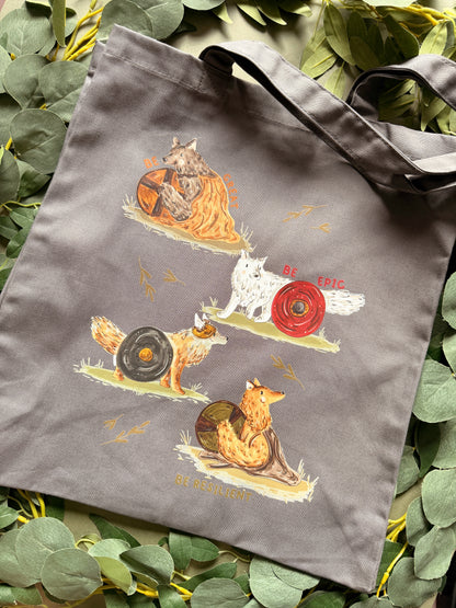 Warrior Wolves Giant Tote Bag