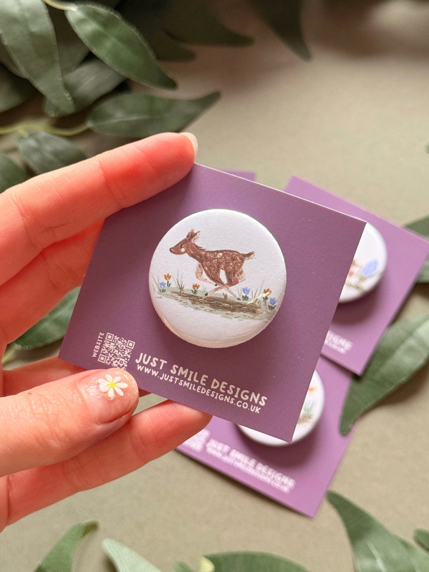 Spring Deer Badge