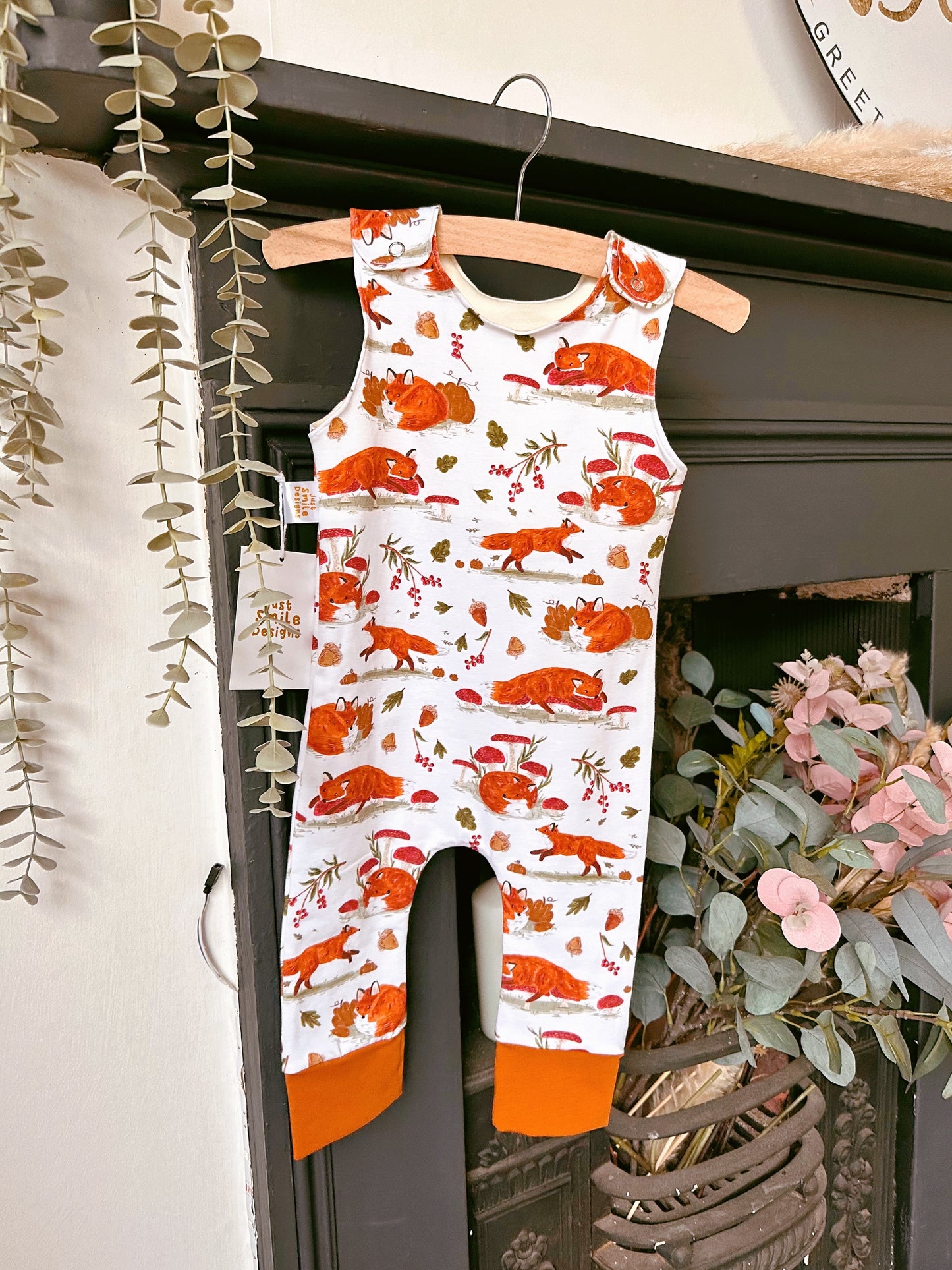 Autumnal Fox Romper