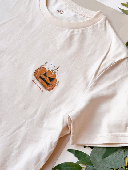 Pumpkin Ghost T-Shirt - Organic Cotton