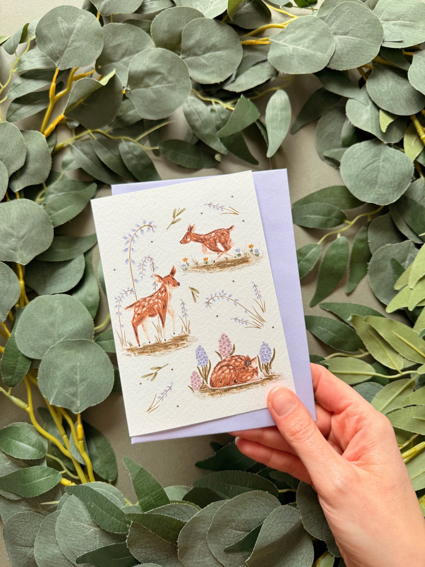 Spring Deer Card