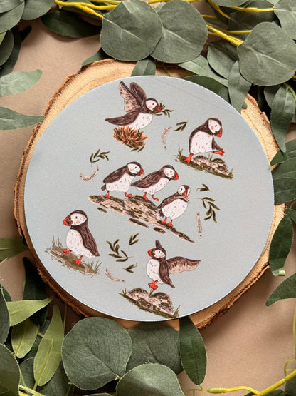 Puffins Mousemat