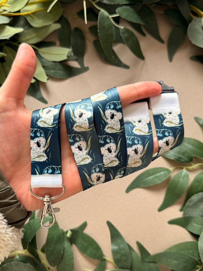 Bluebell Koala Lanyard