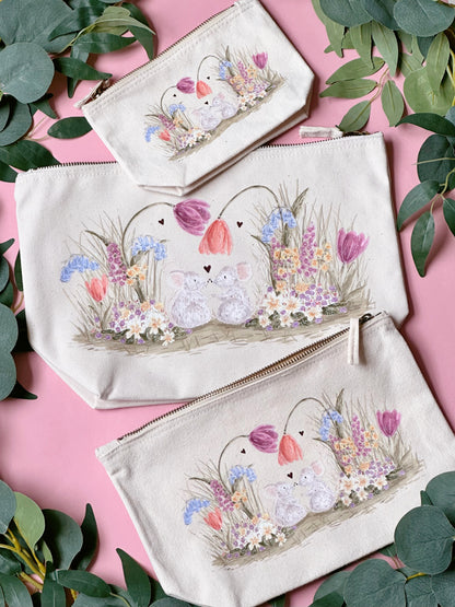 Tulip Mouse Zip Bag