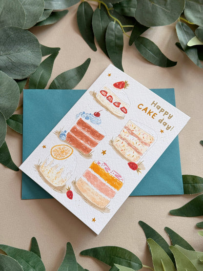 Cakes Birthday Card
