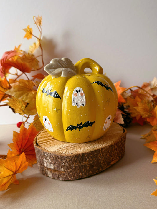 Yellow Ghost Pumpkins