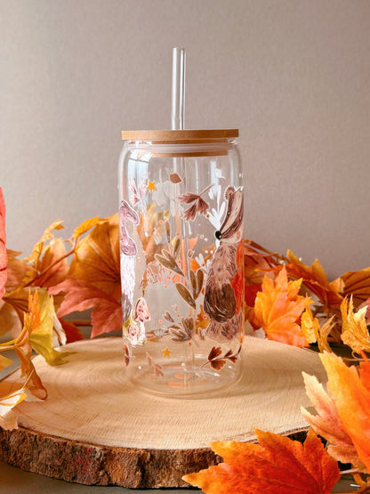 Witch pumpkin Badger Glass Tumbler