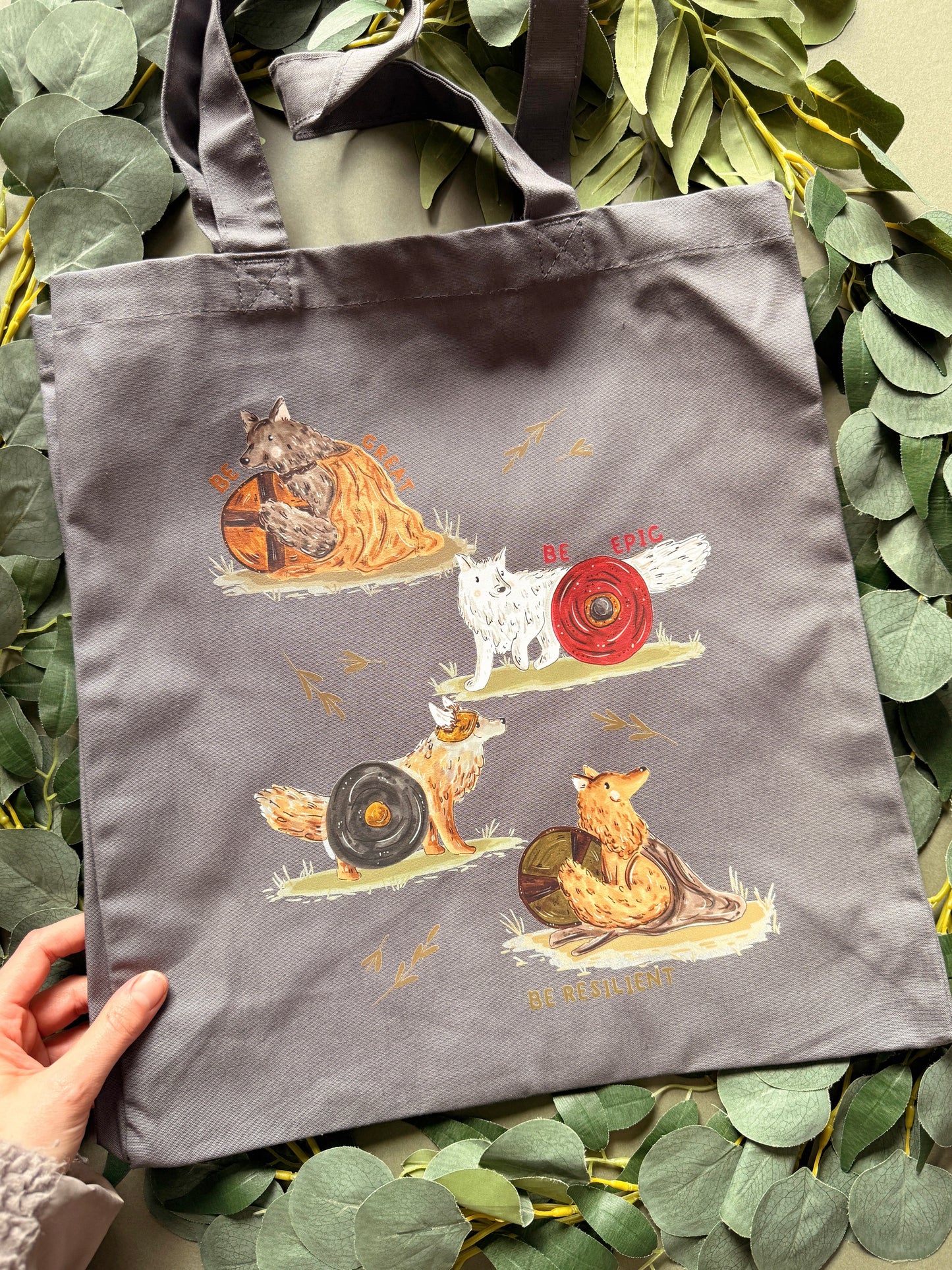 Warrior Wolves Giant Tote Bag