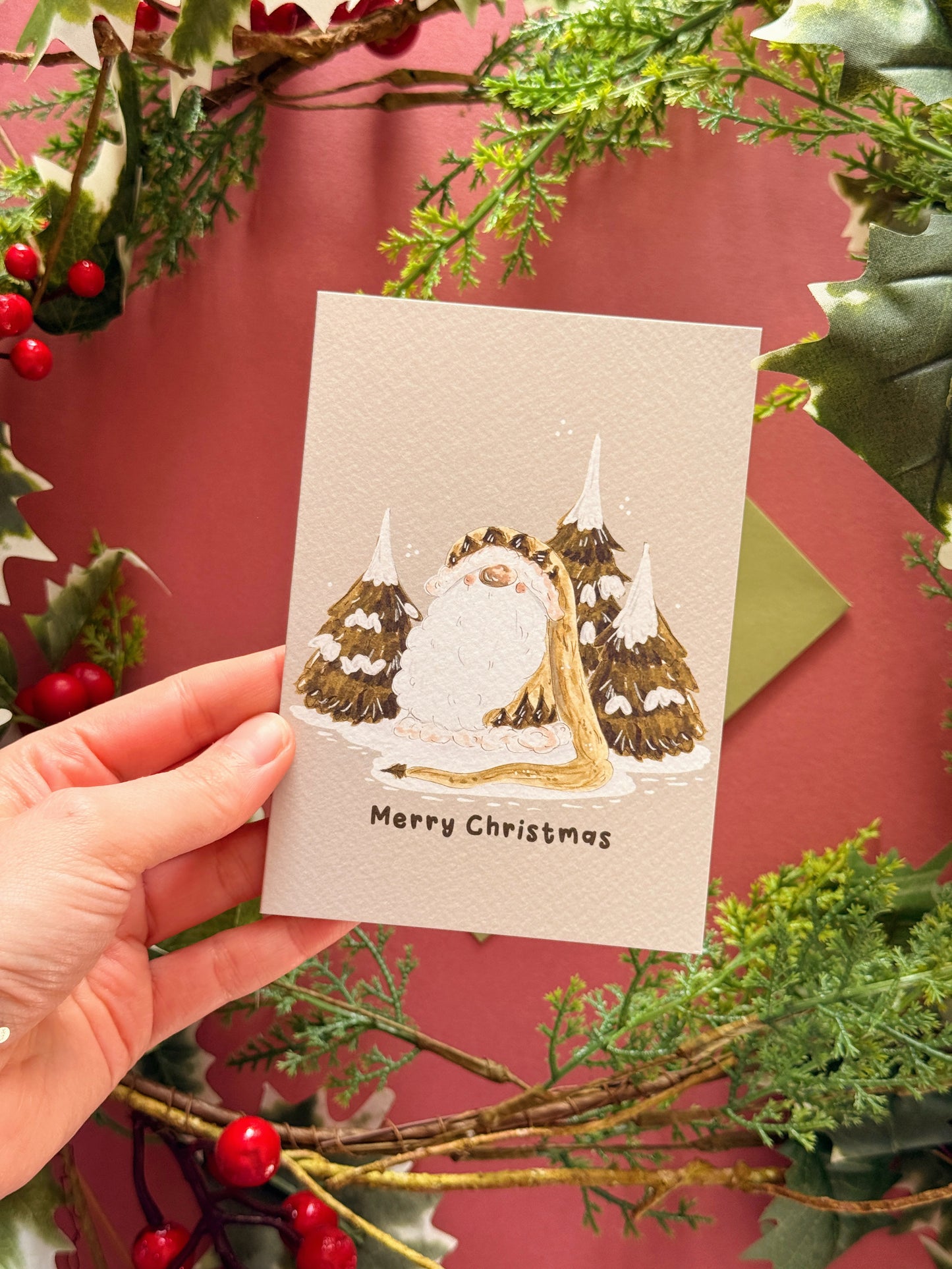 Tomte Tree Christmas Card
