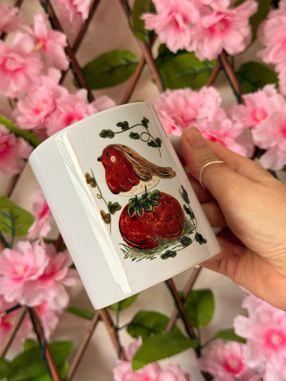 Tomato Robin Ceramic Mug